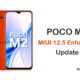 Poco M2 MIUI 12.5 Enhanced update