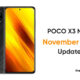 POCO X3 NFC November 2021 Update