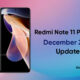Redmi Note 11 Pro update