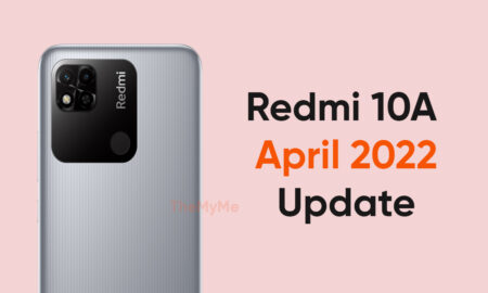 Redmi 10A April update